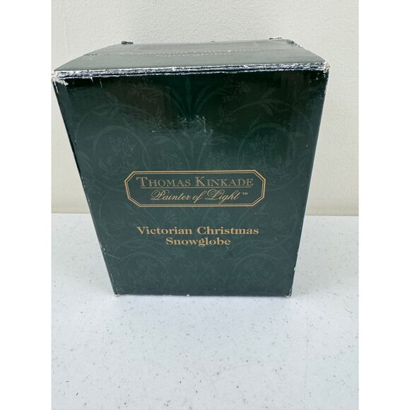 Thomas Kinkade Victorian Christmas Snowglobe With Certificate Of Authenticity - Picture 8 of 10